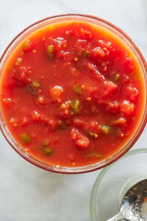 Rotel Substitute, Rotel Copycat Recipe, Homemade Rotel Tomatoes, How To Make Rotel, Homemade Rotel, Rotel Recipes, Quick Delicious Meals, Rotel Tomatoes, Vitamix Recipes