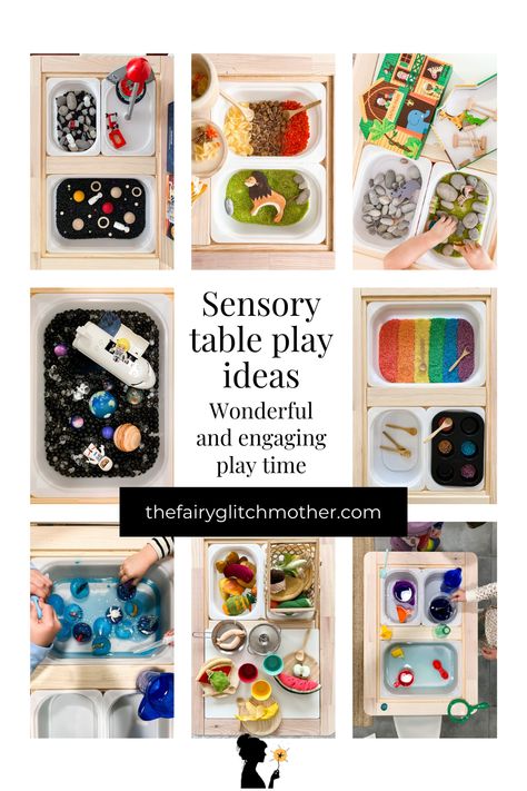 One Year Sensory Bin, Sensory Bin With Pasta, Sensory Flisat Table, Sensory Bin Animals, Quick Sensory Bin Ideas, Flisat Sensory Bin Ideas, 3 Year Sensory Play, Indoor Sensory Bin, Sensory Table Ideas For 15 Month Old