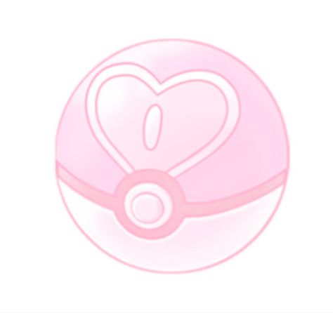 Pokeball Aesthetic, Pink Pokemon Icon, Pokemon Phone Theme Icons, Love Ball Pokemon, Pink Twitch Icon, Pink Pokemon Aesthetic, Sylveon Widget, Girly Pokemon, Pink Pokeball