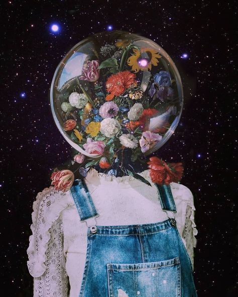 Bubble Collage Art, Art About Dreams, Strange Art Surrealism, Bubble Collage, Cosmic Photography, Photography Surrealism, Cosmic Aesthetic, Photo Composite, Modern Surrealism