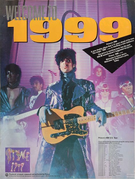 Prince '1999' Group of (3) Items Mavis Staples, Prince Music, Prince And The Revolution, Sheila E, The Artist Prince, Future Music, Rip Prince, Paisley Park, Prince Purple Rain