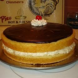 Bavarian Cream - Allrecipes.com Bavarian Cream Recipe, Bavarian Cream Filling, Pudding Frosting, Dinner Pies, Chocolate Ganache Recipe, Cake Filling Recipes, Bavarian Cream, Fried Pies, Cake Filling