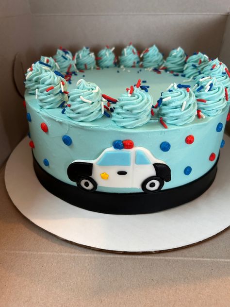 First Responders Birthday Cake, First Responder Birthday Cake, Police Themed Birthday Cake, Police Birthday Party Cake, Emergency Vehicle Birthday Party Cake, Police Cake, Police Car Cake, Fire Truck And Police Car Birthday Cake, Police Birthday Cakes