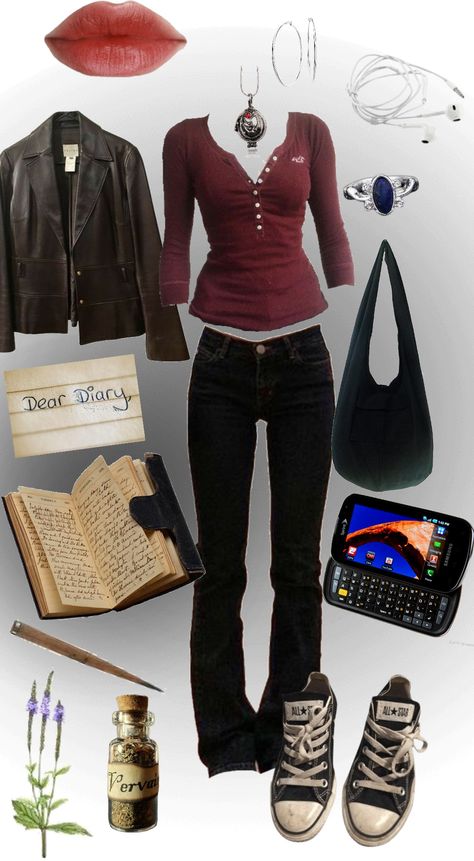 Katherine Pierce Style Outfits, Sims 4 Cc Elena Gilbert Clothes, 2000s Autumn Aesthetic Outfits, Tvd Aesthetic Outfits, Vampire Core Outfits, Supernatural Inspired Outfits, Elena Gilbert Outfits, Elena Gilbert Style, 2009 Fashion