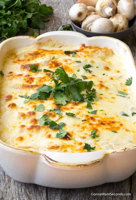 Shrimp Enchiladas With White Sauce, Enchiladas Seafood, Fluffy Tortillas, Creamy Shrimp Enchiladas, Shrimp Enchiladas Recipes, Seafood Enchiladas Recipe, Seafood Enchiladas, Enchiladas Recipes, Seafood Casserole Recipes