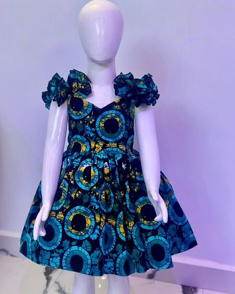 Beautiful from every angle 😍😍 N32,000 #ankarakids #kidsankara #kidsstyle #kidsfashion #childrensfashion #ballgown #balldress #portharcourt African Dress For Kids Girl, Ankara Style For Kids Girls Outfit, Kids African Outfits Girls Ankara, Styles For Kids Dress, Ankara Children Gown Styles, Children Ankara Style Girl, Girls Ankara Dresses, Children Gowns Dresses Ankara, Children Dress Styles