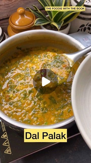 Secret Chef on Instagram: "Dal Palak!! Step by step recipe- Wash and soak 1-2 cup toor dal, 1-2 cup masoor dal and 1-2 cup moong dal for 30 minutes. Transfer the soaked dal to a pressure cooker. Add water. Add 1-2 teaspoon turmeric powder and 1-2 teaspoon salt. Mix them. Cook for 2" Dal Palak Recipe Indian, Palak Dal Recipe, Palak Dal Recipes, Daal Recipe Indian, Dal Recipe Indian, Palak Recipes Indian, Toor Dal Recipe, Dal Palak Recipe, Indian Dal Recipe