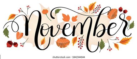 October Clipart, Arts Month, October Wallpaper, Christmas Fonts Free, Christmas Graphic Design, Hello July, Hello August, Hello November, Graphic Design Cards