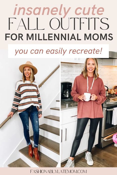 Discover Casual & Easy Fall Outfits for Moms that combine comfort with style. From cozy layers to versatile basics, find Easy Fall Outfits For Moms that suit your busy lifestyle. Fall Outfits For Moms, Trendy Mom Outfits Fall, Fall Mom Outfits, Busy Mom Outfits, Easy Fall Outfits, Mom Style Fall, Mom Outfits Winter, Mom Outfits Fall, Outfits For Moms