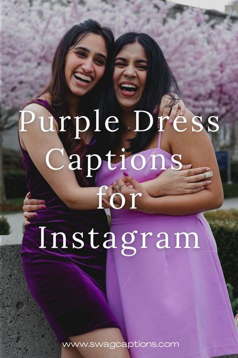 Looking for the perfect caption to pair with your stunning purple outfit? We've got you covered! These captions and quotes will add a touch of elegance and charm to your Instagram posts. Whether you're rocking a lavender dress or a deep violet ensemble, these captions will make your purple outfit shine! #PurpleDress #PurpleOutfit #Fashionista #OOTD #DressToImpress #PurpleVibes #OutfitGoals #PurpleLove #DressUp #CaptionsForInstagram #FashionQuotes #PurpleQuotes #FashionBloggers Pictures To Post On Instagram, Lavender Quotes, Purple Dress Outfits, Outfit Captions, Dress Captions, Best Captions, Lavender Outfit, Dress Quotes, To Post On Instagram