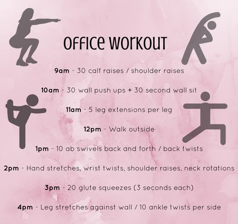 Exercises To Do While Studying, At Work Exercises The Office, Exercises To Do At Your Desk Office Workouts, Standing Workout At Work, At Desk Workout The Office, Office Desk Exercises, Exercises For Office Workers, Exercises For Desk Jobs, Exercise In Office