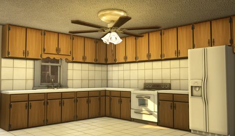 nostalgia kitchen (download folder) Sims 4 Nostalgia Living, Sims 4 90s Furniture, Sims 4 Retro Kitchen Cc, Sims4 90s Cc, Nostalgia Sims 4 Cc, Sims 4 Cc Nostalgia, Sims 4 Vintage Kitchen Cc, Ts4 Building Cc, 90s Sims 4 Cc Furniture