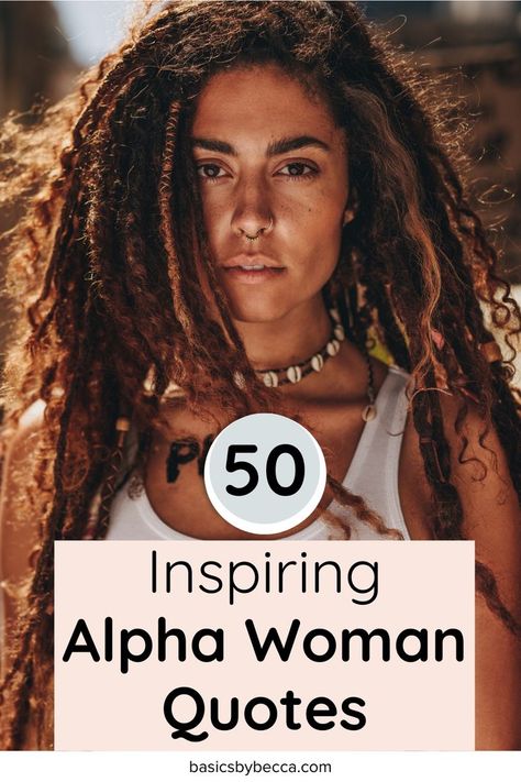 Unleash your inner alpha! 💪 Dive into 50 inspiring quotes that celebrate the strength and confidence of the alpha woman. 🌟 Swipe up now to read the full blog post and feel empowered! #AlphaWoman #EmpowermentQuotes #ConfidenceBoost #BasicsByBecca #InspirationalQuotes #WomenEmpowerment #StrengthQuotes Alpha Woman Quotes, Alpha Female Quotes, Strength Quotes For Women, Alpha Woman, Quotes Strength, Female Quotes, Pursue Your Dreams, Strength Of A Woman, Women Empowerment Quotes