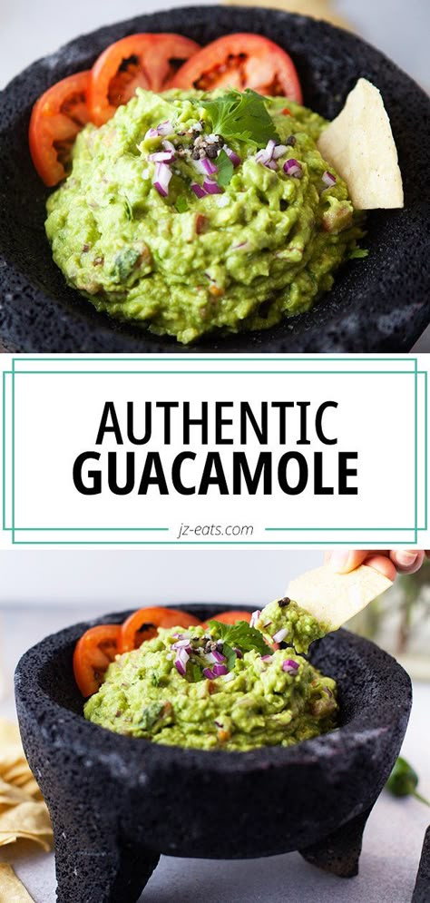 Fresh Guacamole Recipe, Authentic Guacamole Recipe, Authentic Guacamole, Guacamole Recipes, Homemade Guacamole Recipe, Best Guacamole, Guacamole Recipe Easy, Best Guacamole Recipe, Salsa Guacamole