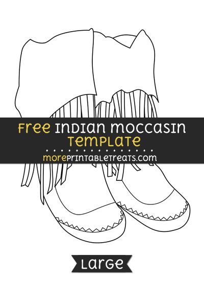 Indian Moccasin Template - Large How To Make Moccasin Boots, How To Make Moccasins Step By Step, How To Make Moccasins Pattern, Native American Moccasin Pattern, Moccasin Template, High Top Moccasins Pattern, Leather Moccasins Diy Patterns, Winter Moccasins Diy, Indian Moccasins