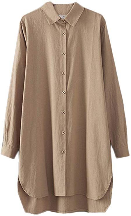 Long Shirt Outfits, Women Shirt Designs, Top Designs For Women, Long Shirt Tops, Trendy Fashion Tops, Shirts Design, Womens Long Sleeve Shirts, Long Sleeve Shirt Dress, Plus Size Blouses