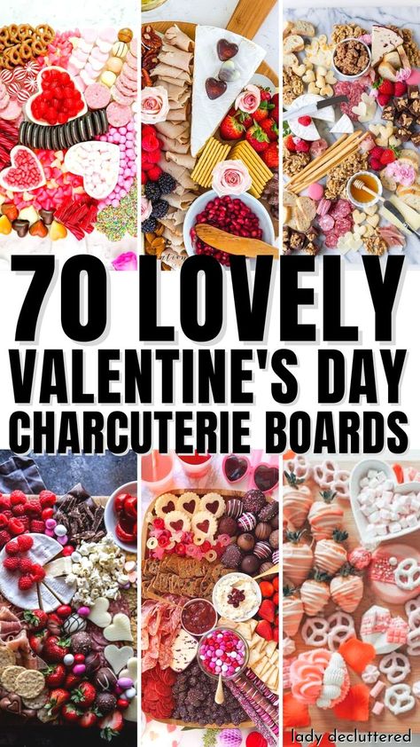 70 Lovely Valentine's Day Charcuterie Boards Valentines Board Ideas Food, Small Valentine Charcuterie Board, Valentine Charturie Board, Easy Valentines Charcuterie Board, Charcuterie Board For Valentines Day, Valentines Day Snack Board, Valentine Candy Charcuterie Board, Valentines Day Boards, Valentines Breakfast Charcuterie Board