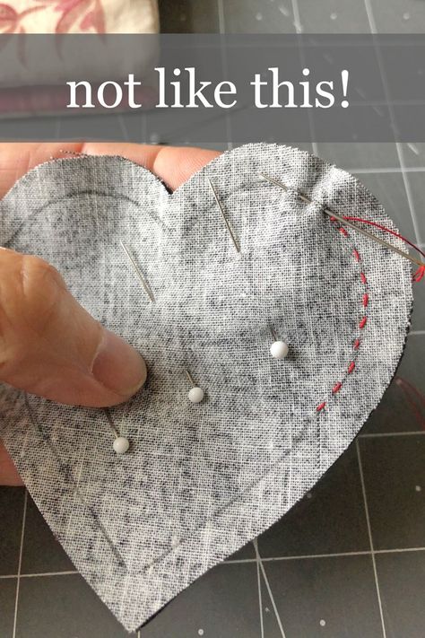 Hand Sewing Tips, Hanger Covers, Ann Wood, Hand Sewing Projects, Fabric Hearts, Fabric Heart, Small Sewing Projects, Sewing Stitches, Up Book