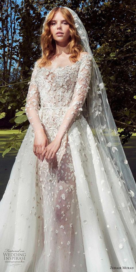 Zuhair Murad Bridal, Wedding Dreses, Zuhair Murad Dresses, Western Wedding Dresses, Anna Campbell, Long Train Wedding Dress, Bohemian Wedding Dress, A Line Wedding Dress, Bohemian Wedding Dresses