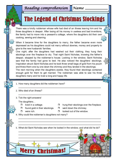 Christmas Comprehension Worksheets, Christmas Esl Worksheets, Christmas Grammar Worksheets, Holiday Activity Sheets, Christmas Comprehension First Grade, Christmas Crosswords, Worst Inventions, Past Simple, English Christmas