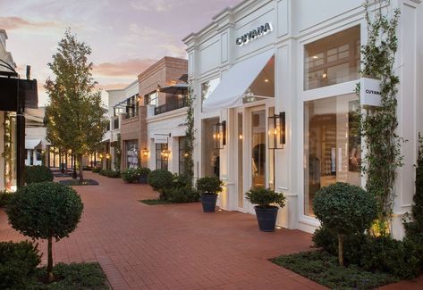 Shopping Mall Design, Plaza Design, Retail Facade, Commercial Design Exterior, Retail Architecture, Storefront Design, Outdoor Shopping, Mall Design, Pacific Palisades