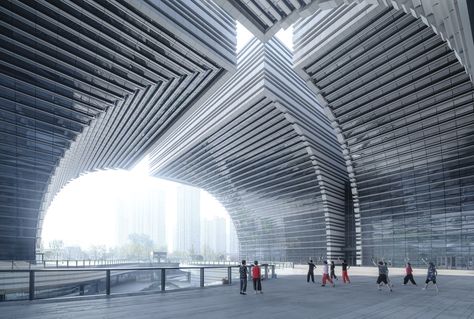 Gallery of Changzhou Culture Plaza / gmp Architects - 8 Catchment Area, High Building, Modern Metropolis, Stone Facade, Interior Design House, Wuxi, Changzhou, City Museum, Traditional Building