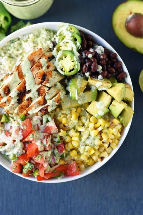 Grilled Chicken Burrito Bowls Recipe on Yummly. @yummly #recipe Lime Grilled Chicken, Black Beans Rice, Pancakes Low Carb, Chicken Taco Bowls, Chipotle Burrito, Chicken Burrito Bowls, Burrito Bowls Recipe, Healthy Bowls Recipes, Chicken Burrito Bowl