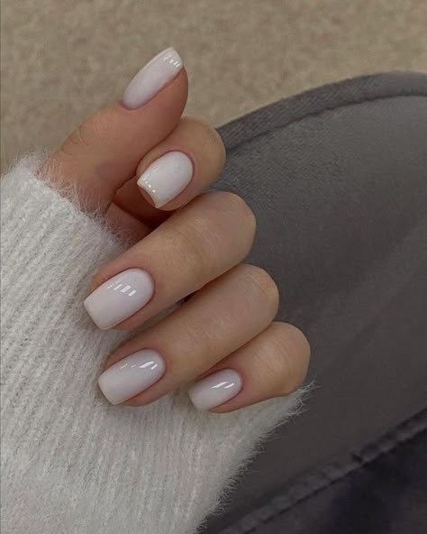 Milky Nails, Simple Gel Nails, Basic Nails, Casual Nails, Work Nails, Her Nails, Neutral Nails, Clean Nails, Elegant Nails