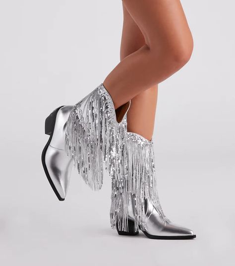 Search | Windsor 40 Fest, Beyoncé Concert Outfit, Fringe Cowgirl Boots, Metallic Cowboy Boots, Beyonce Concert Outfit, Beyoncé Concert, Fringed Boots, Silver Ankle Boots, Beyonce Concert