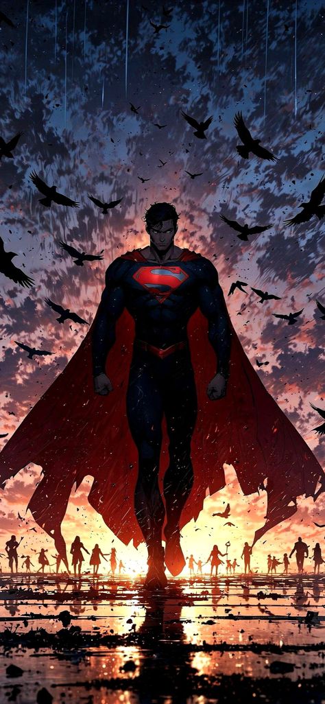 Superman Batman Apocalypse, Lady Warrior, Superhero Images, Superhero Artwork, Clark Kent Superman, Superman Artwork, Super Boy, Superman Wallpaper, Marvel Superheroes Art