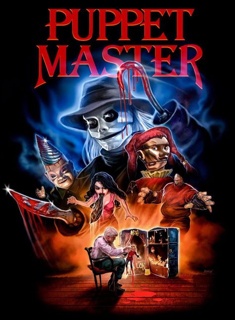 Puppet Master (1989) The Puppet Master, Classic Horror Movies Posters, Terror Movies, Puppet Master, Movie Artwork, Horror Movie Icons, Horror Artwork, The Puppet, Horror Posters