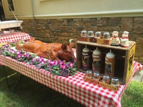 Pig Roast Menu Ideas, Fall Pig Roast Party, Hog Roast Party, Whole Pig Roast Wedding, Luau Pig Roast, Hog Roast Party Ideas, Roasted Pig Whole Wedding, Wedding Pig Roast, Spit Roast Party Ideas