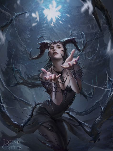 ArtStation - The spider queen, li joshua 천사와 악마, Legend Of Cryptids, Legends Of The Cryptids, Legends Of Cryptids, Legend Of The Cryptids, Spider Queen, 다크 판타지, Foto Poses, Arte Fantasy