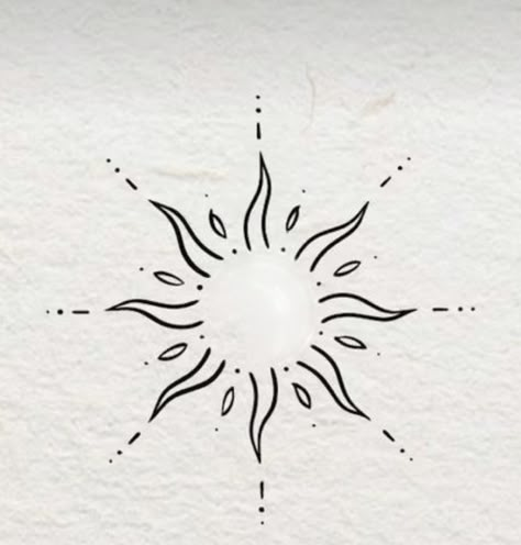 Sunshine Tattoo Back Of Neck, Small Boho Sun Tattoo, Pagan Sun Tattoo, Moon Sun Design, Line Art Sun Tattoo, Sun Tattoo Ideas Men, Sun Ink Drawing, Golden Sun Tattoo, Line Work Sun Tattoo