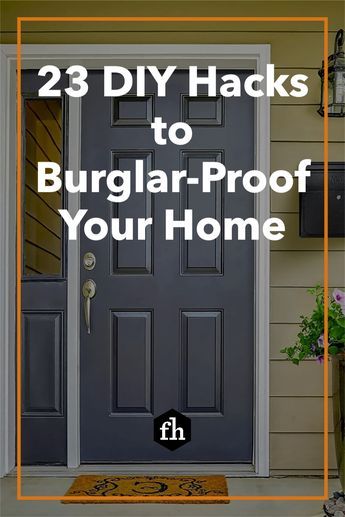 Diy Window Security Ideas, House Defense Ideas, Garden Security Ideas, Diy Home Security Hacks, Bug Proof Home, Security Home Ideas, Security For Home, Best Security System House, Secure House Design