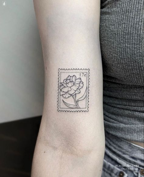 Carnation Daisy Marigold Tattoo, Carnation Line Art Tattoo, Carnation Stamp Tattoo, Orchid Stamp Tattoo, Destination Tattoos, Purple Carnation Tattoo, Small Carnation Tattoo, Simple Carnation Tattoo, Red Carnation Tattoo