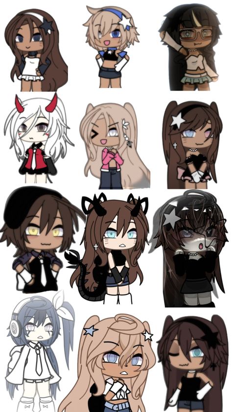 Gacha Life Sleep Outfits, Cool Colorful Backgrounds, Gacha Base Poses, Black Cat Drawing, Gacha Base Poses Cute, Gacha Fits, Gacha Life Oc Ideas, Gacha Base, Oc Gacha Life