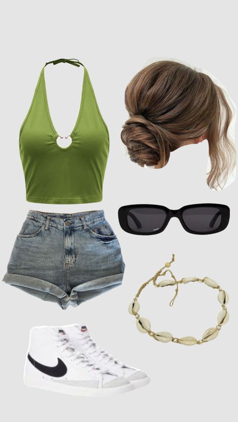 Summer Outfit Inspo Layout, Stargirl Summer Outfit, Outfit Collage Summer, Pretty Summer Outfits Girly, Hoț Girl Summer Outfit, Coconutgirl Outfits, Obx Summer Outfits, Outfit Ideas Layout Summer, Obx Outfits Aesthetic