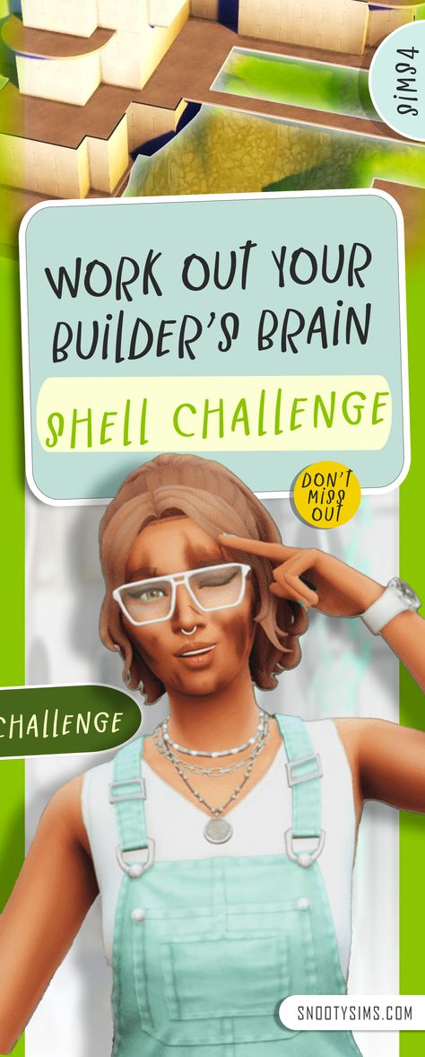 Sims 4 challenge Build Challenge Sims 4, Sims 4 Build Challenges, Sims 4 Shell Challenges, Sims 4 Building Challenge, Sims Build Challenge, Sims 4 Build Challenge, Sims 4 Cas Challenge, Sims 4 Challenge, Cc Furniture