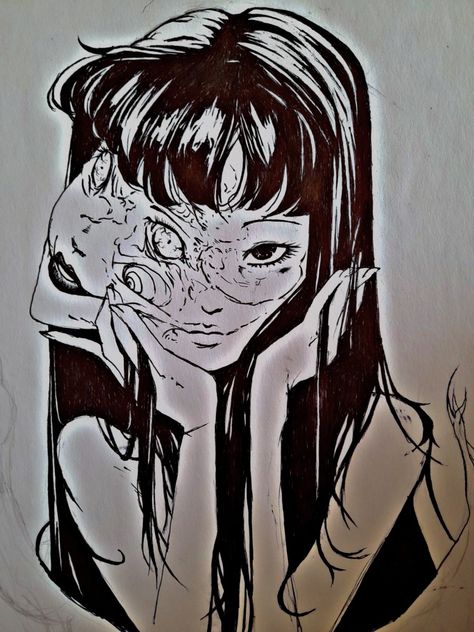 #psycho #esthetic #horror #junjuitocollection #tomie #art #artist Tomie Art, Junji Ito, Art Anime, Anime Stuff, Drawing Reference, Art Artist, Drawing Ideas, Art Ideas, My Heart