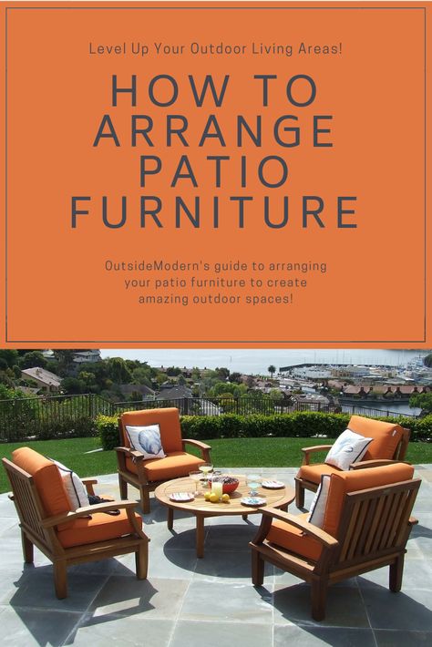 How to Arrange Patio Furniture. Loads of ideas on configuring outdoor furniture in creative ways. Small Yard Patio Ideas, Garden Inspiration Patio, Small Yard Patio, Beautiful Back Yards, Patio Ideas Garden, Outdoor Furniture Layout, Recycler Diy, Yard Patio Ideas, Small Garden Inspiration