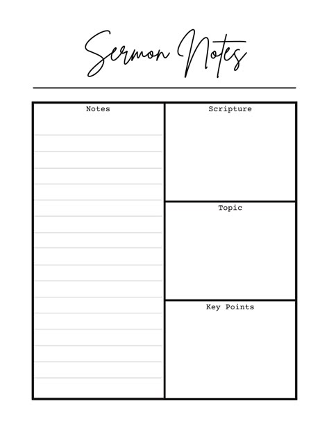 FREE sermon notes PDF from #FWMpodcast #FWMStudyCommunity Bible Study Note Taking Templates, Bible Notes Goodnotes, Free Printable Sermon Notes For Adults, Bible Study Notebook Templates, Bible Study Template Ipad, Bible Sermons Notes, Sunday Sermon Notes, Bible Note Taking Template, Free Sermon Notes Printable