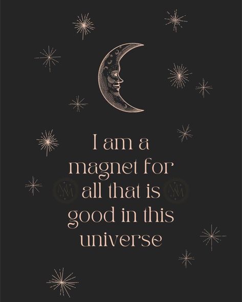 Mystical Quotes, Quotes Manifesting, Manifesting Quotes, Manifesting Affirmations, Vision Board Affirmations, Manifestation Board, Positive Self Affirmations, Love Affirmations, Manifestation Affirmations