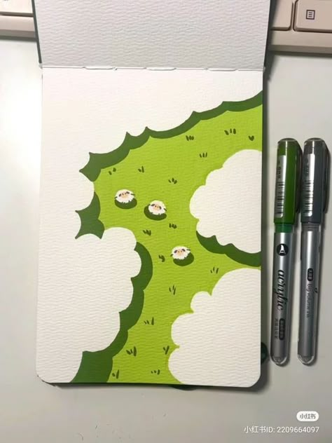 Aesthetic Posca Pen Art, Sketchbook Marker Ideas, Sketchbook Ideas With Markers, Posca Markers Ideas, Christmas Marker Art, Drawings With Posca Markers, Drawing With Posca Markers, Cute Posca Art, Posca Pens Art Drawings