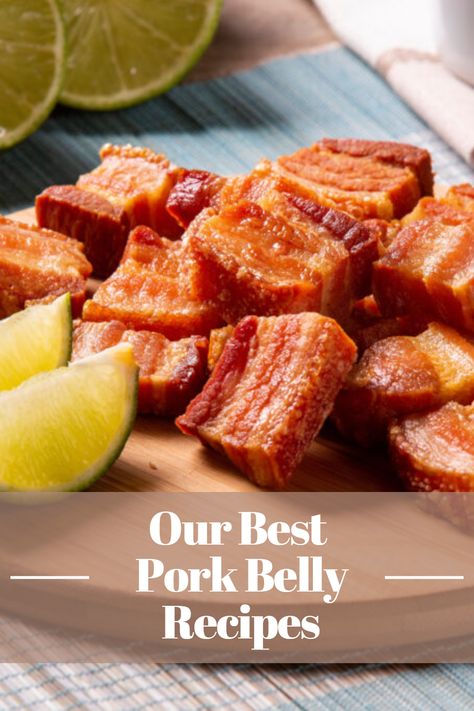 Pork Belly Italian Recipe, Maple Pork Belly, Pork Belly Glaze Recipes, How To Cook Sliced Pork Belly, Cubed Pork Belly Recipes, Pork Bellies Recipe, Crock Pot Pork Belly Recipes, Pork Belly Leftover Recipes, Fried Pork Belly Recipes Easy