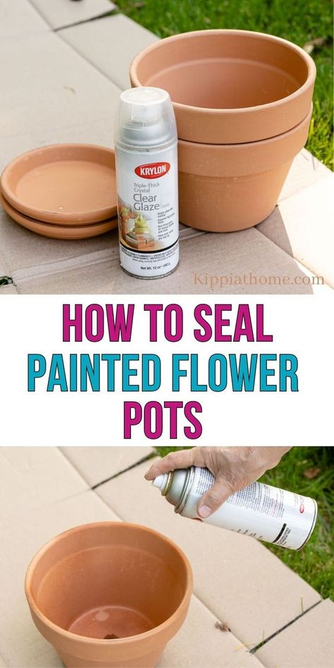 Flower Pot People Diy How To Make, How To Paint Terra Cotta Pots Outdoor, Easy Terracotta Pot Painting, Diy Clay Pots Crafts, Painting Pots Terracotta, How To Paint A Terra Cotta Pot, Painting Clay Pots Ideas, How To Paint Terracotta Pots Diy, Diy Terra Cotta Pots Paint Craft Ideas