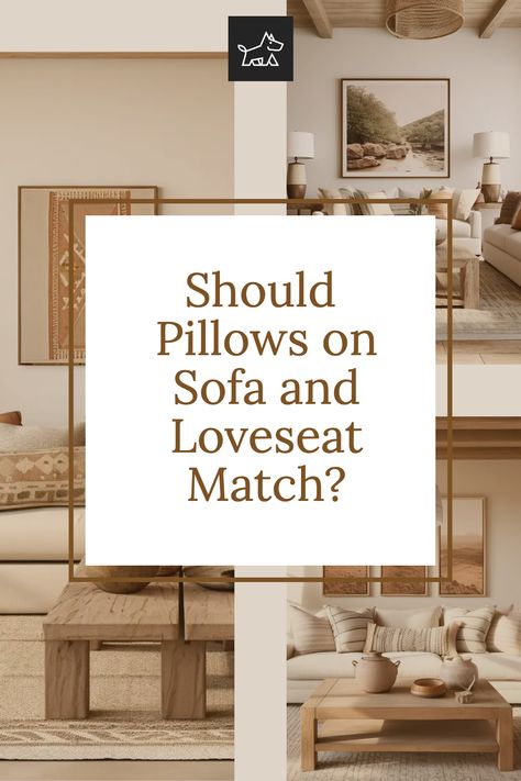 Delve into the design debate: should your sofa and loveseat pillows match? Our guide explores the merits of coordinated versus contrasting cushions, helping you curate a living space that feels both cohesive and full of character. Find your cushion harmony today! Sofa And Loveseat Pillow Arrangement, Loveseat Pillow Arrangement, Pillow Arrangement Couch Sectional, Sofa And Loveseat Layout, Couch And Loveseat Arrangement, Mismatched Sofas, Couch Pillow Arrangement, Pillows On Sofa, Throw Pillow Arrangement