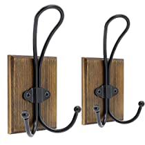 Check this out! Farmhouse Towel Hooks, Wood Coat Hooks, Towel Hooks For Bathroom, Office Laundry Room, Hooks For Bathroom, Bathroom Towel Hooks, Entryway Office, Wall Mounted Hooks, Hats Winter