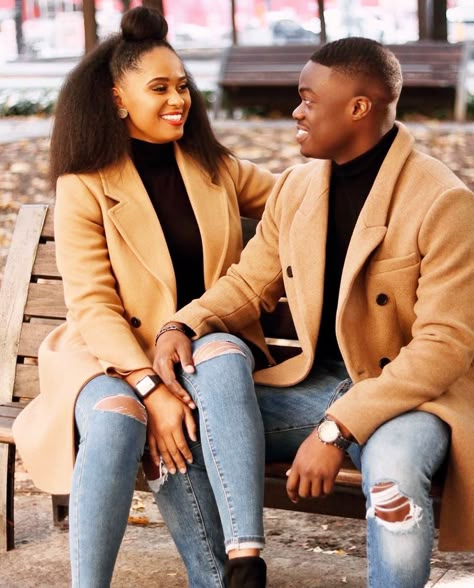 BlackCoupleRevolution on Instagram: “Black Couples are so handsome!! #blackcouplerevolution #blackcouples #blackcouplesrock #blackcoupleswag #blackcouplesgoals #blackcouple…” Black Outfits Couples, Outfit For Couples, Couples African Outfits, Couple Outfit Ideas, The One I Love, Regular People, Cute Couple Outfits, Couples Engagement Photos, Black Love Couples