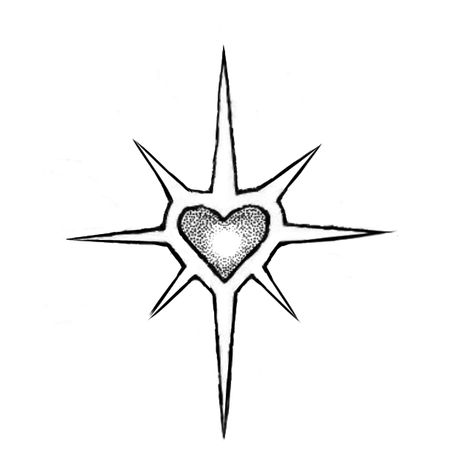 Tattoo style Traditional Style Cover Up Tattoo, Simple Tattoo With Shading, Star Outline Aesthetic, Star Tattoo American Traditional, Lacey Heart Tattoo, Collarbone Tattoo Stencil, Heart Theme Tattoo, Colored Star Tattoos, Small Star Tattoos For Men